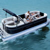 Crest pontoon patio boat renal dlx 220