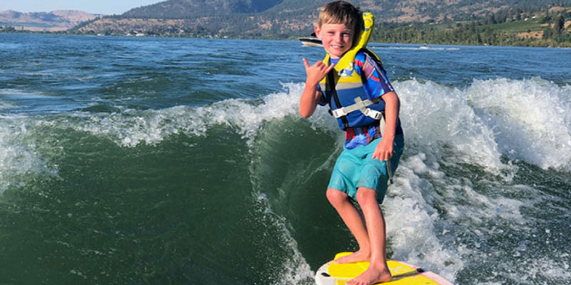 Learning to Wake Surf